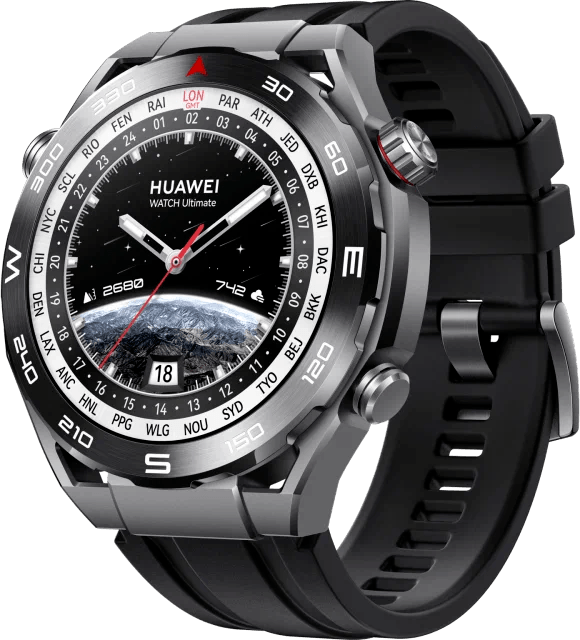 Смарт-часы Huawei Watch Ultimate 49 мм черные скалы