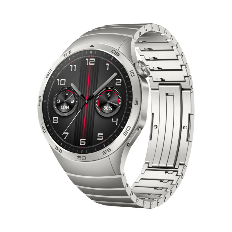 Смарт-часы Huawei Watch GT 4 46 mm серый браслет из нержавеющей стали