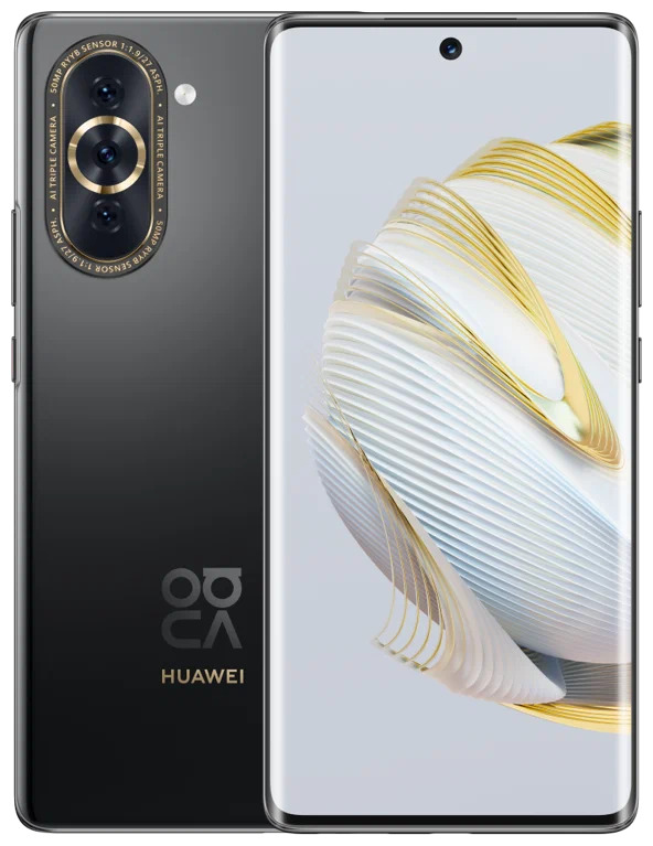 Смартфон HUAWEI nova 10 8/128 Gb сияющий черный