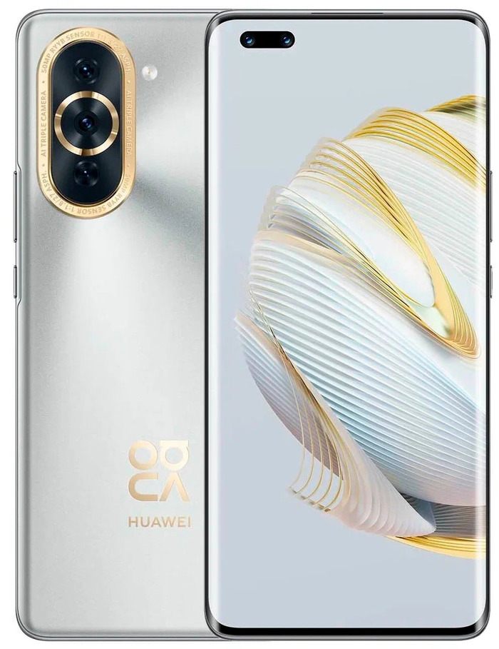 Смартфон HUAWEI nova 10 Pro 8/256 Gb мерцающий серебристый